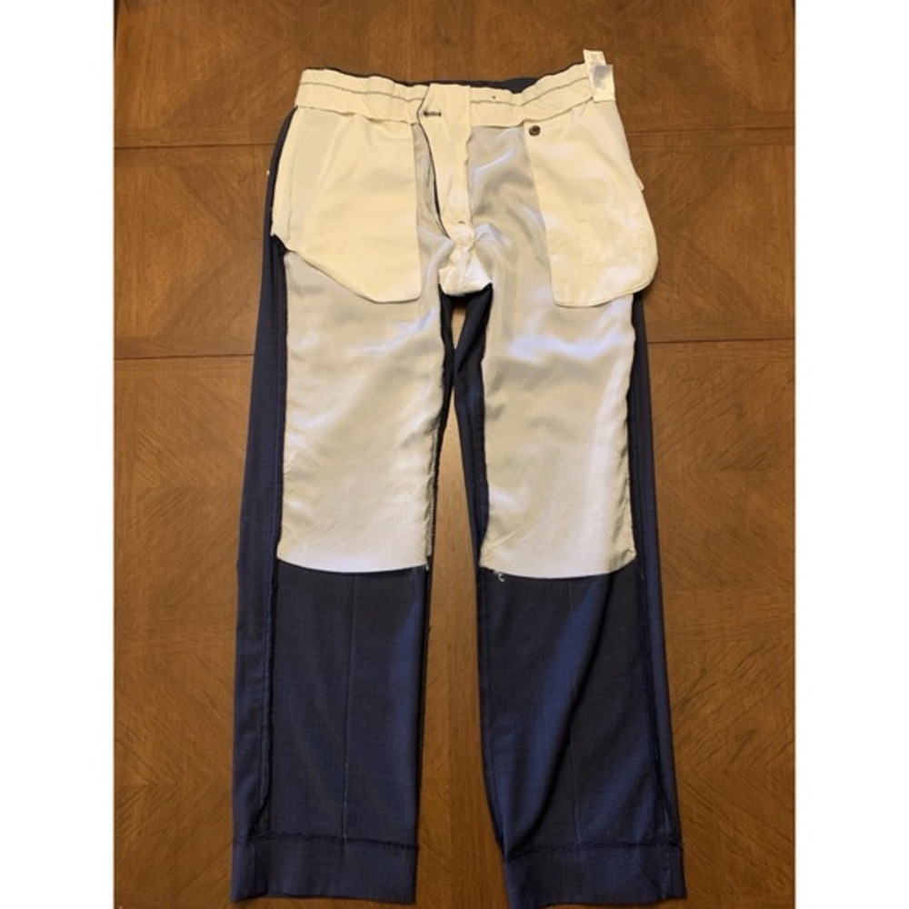 Brooks Brothers Men's Classic fit Dress Pants 34x30.5 Blue Wool blend - Picture 16 of 16